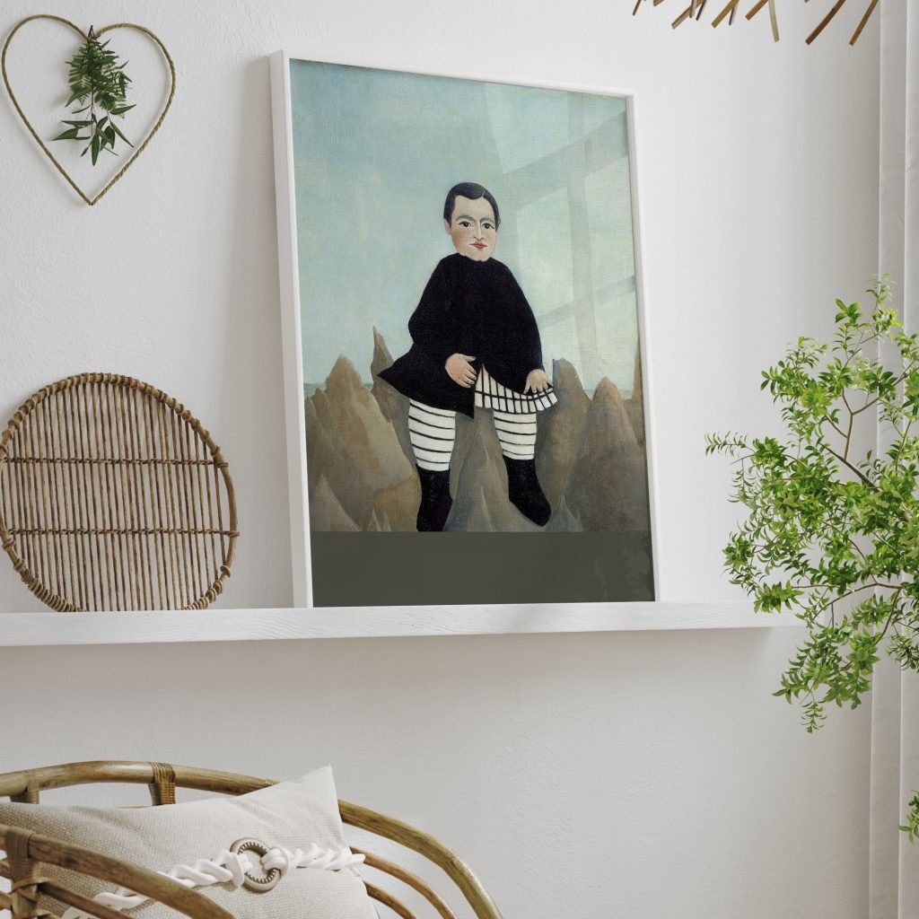 Boy on the Rocks by Henri Rousseau (1895)