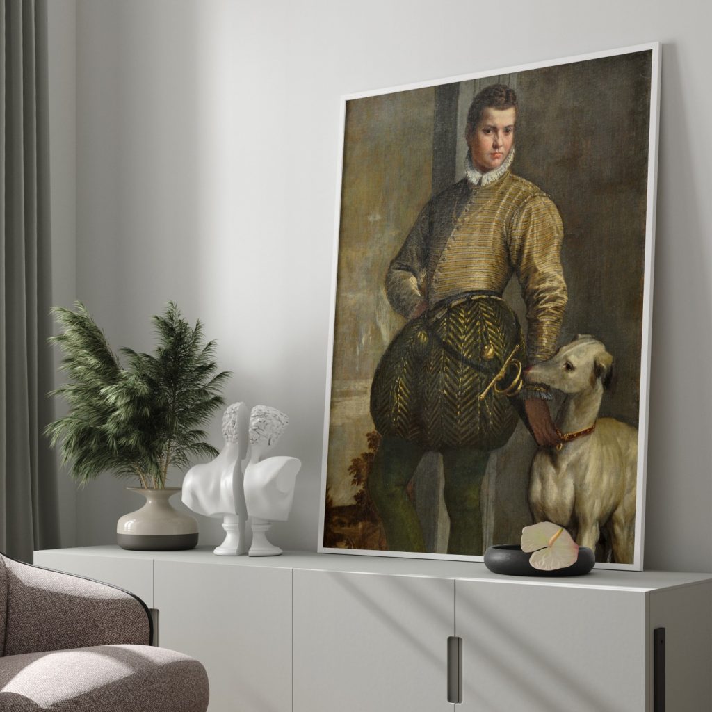 Boy with a Greyhound by Paolo Veronese (1570)