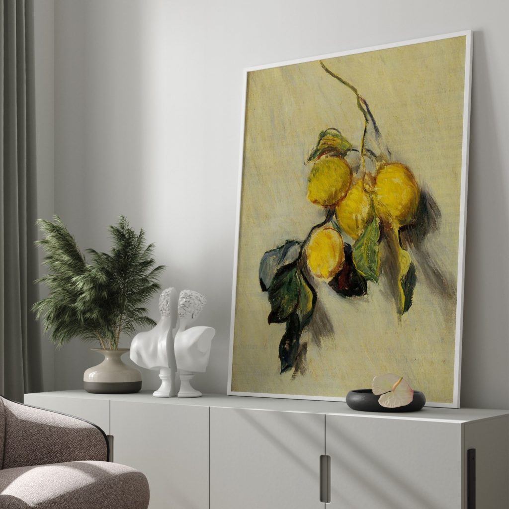 Branch of Lemons by Claude Monet (1883)