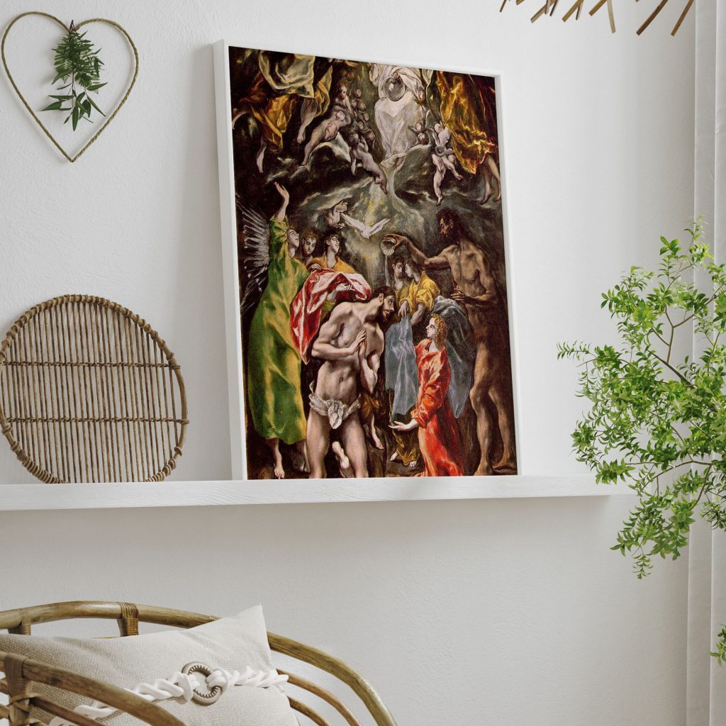 Baptism of Christ by El Greco (1608)
