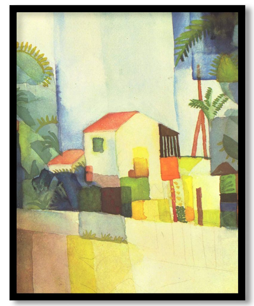 Bright House by August Macke (1914)