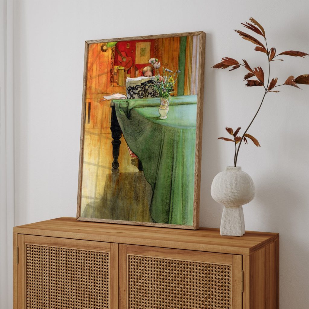Brita at the Piano by Carl Larsson (1908)