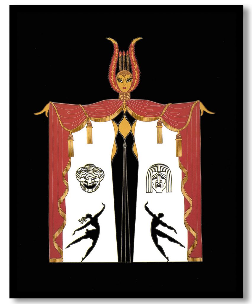 Broadway's in Fashion by Erte (Date Unknown)