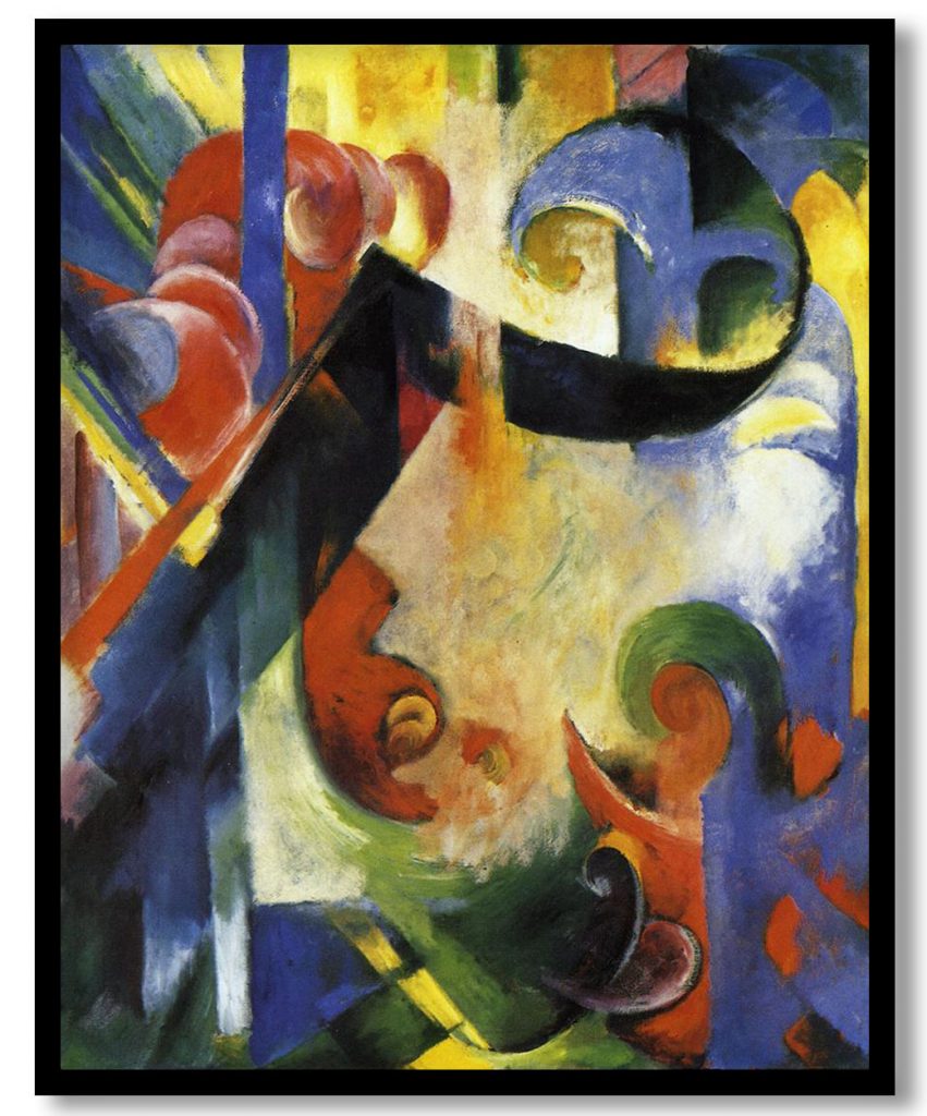 Broken Forms by Franz Marc (1914)