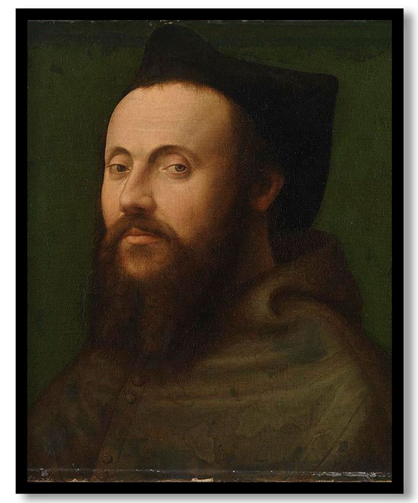 Brustbild eines Geistlichen by Sebastiano del Piombo (1530)