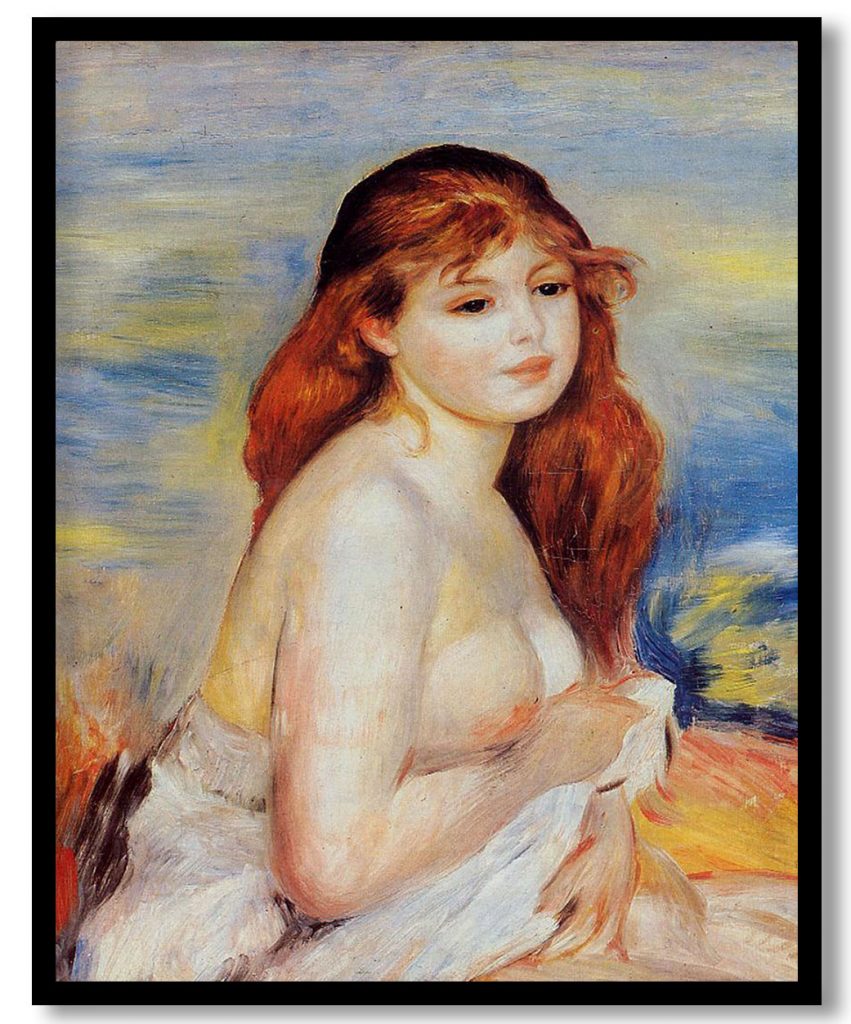 Bather by Pierre Auguste Renoir (1887)