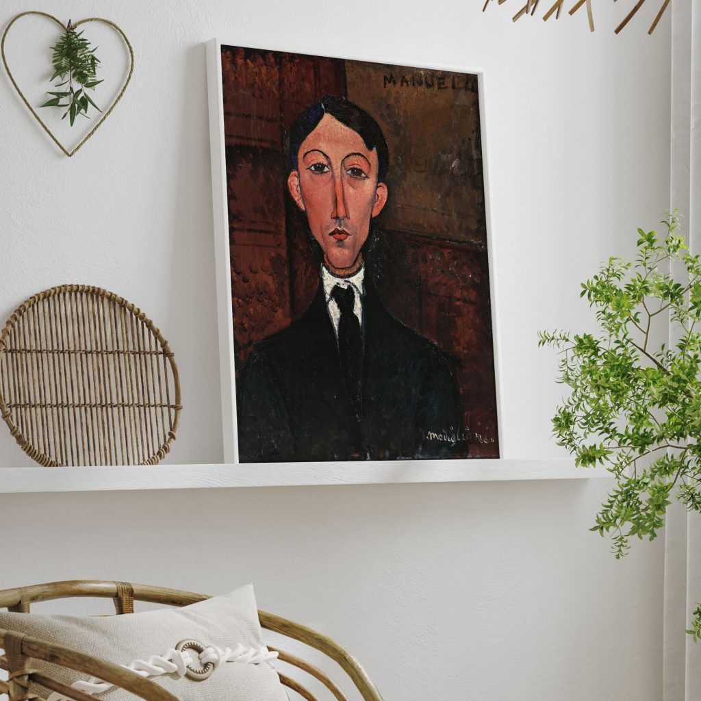 Bust of Manuel Humbert by Amedeo Modigliani (1916)