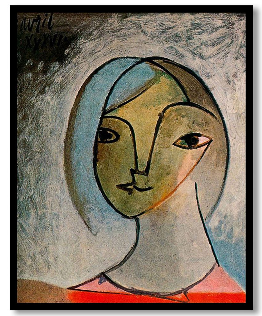 Bust of woman by Pablo Picasso (1936)