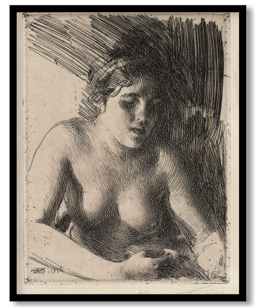 Bust by Anders Zorn (1916)