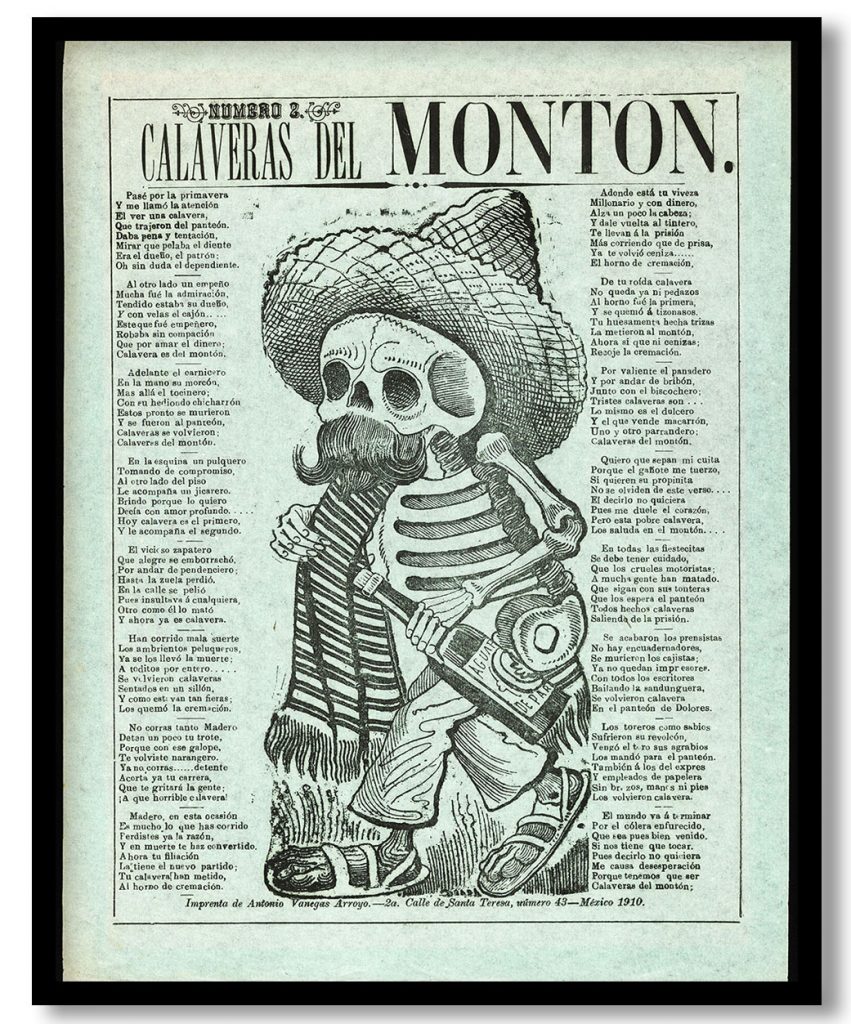 Calaveras from the Heap by Jose Guadalupe Posada (1910)