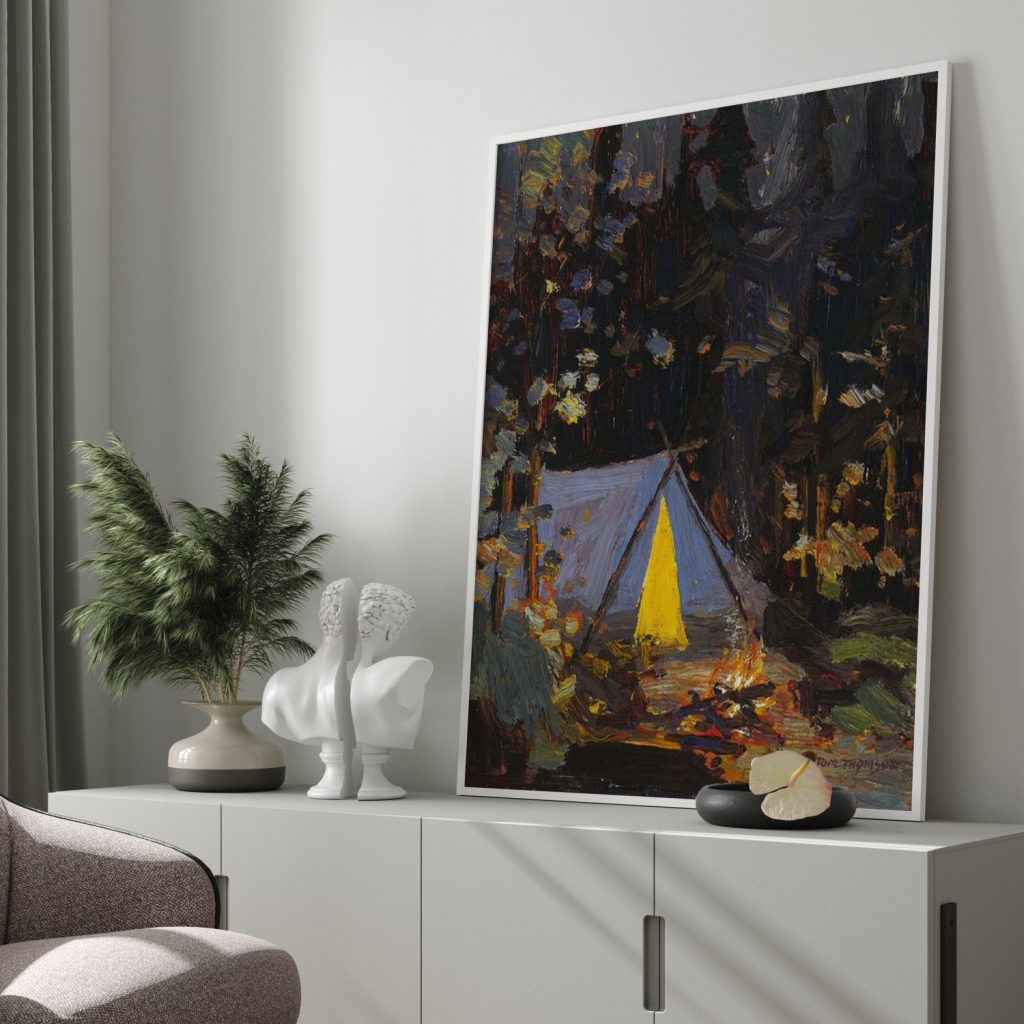 Campfire by Tom Thomson (1916) BestOfBharat