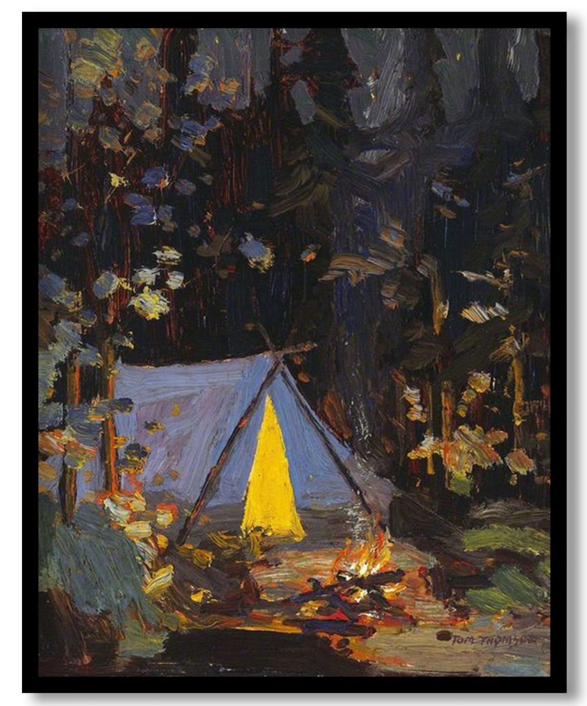Campfire by Tom Thomson (1916)