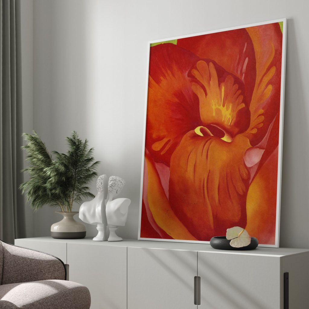 Canna Red and Orange by Georgia O'Keeffe (1922)