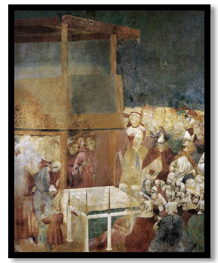 Canonization of St Francis by Giotto (1300)