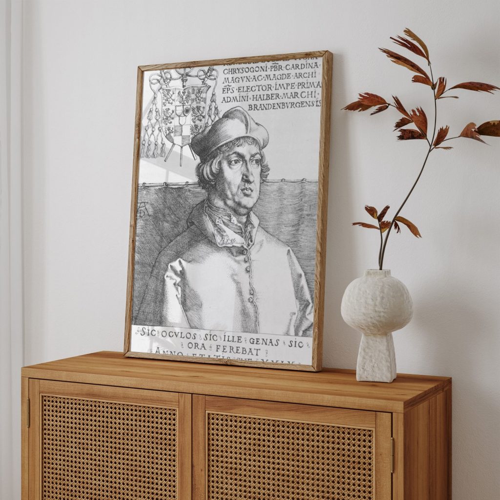 Cardinal Albrecht of Brandenburg (The Small Cardina) by Albrecht Durer (1519)
