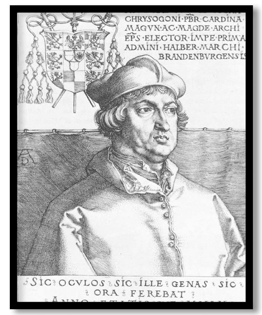 Cardinal Albrecht of Brandenburg (The Small Cardina) by Albrecht Durer (1519)