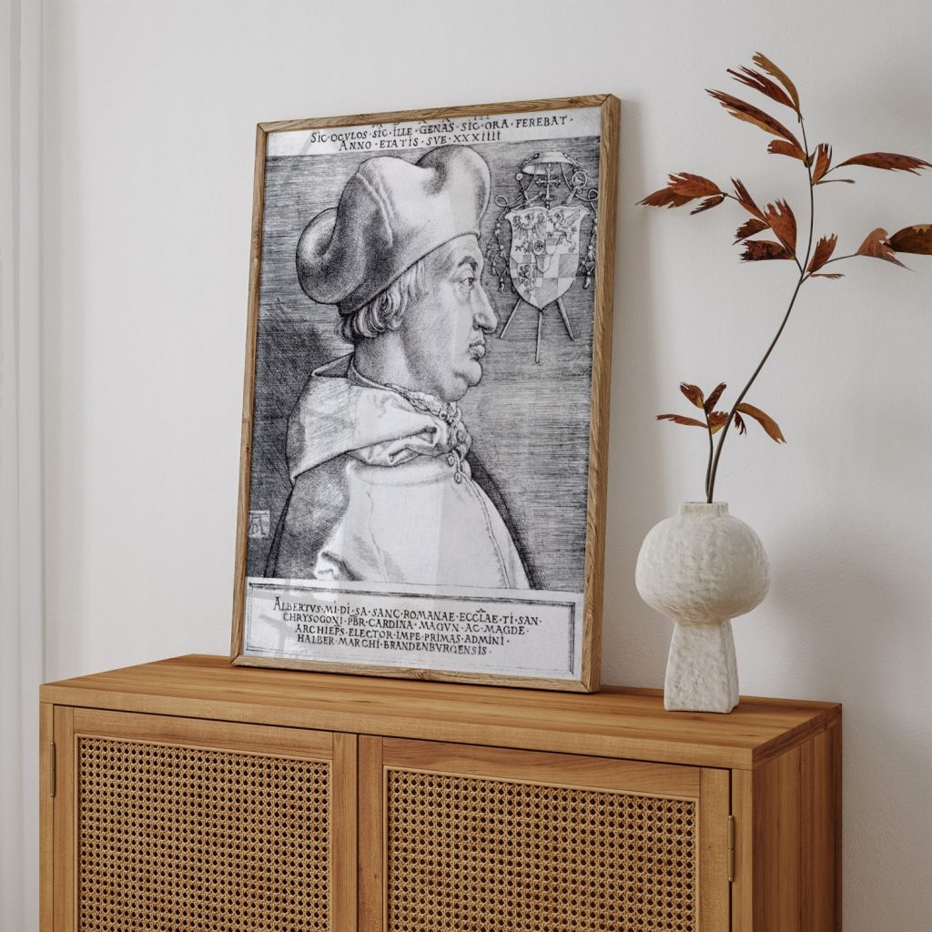 Cardinal Albrecht Of Brandenburg by Albrecht Durer (1523)