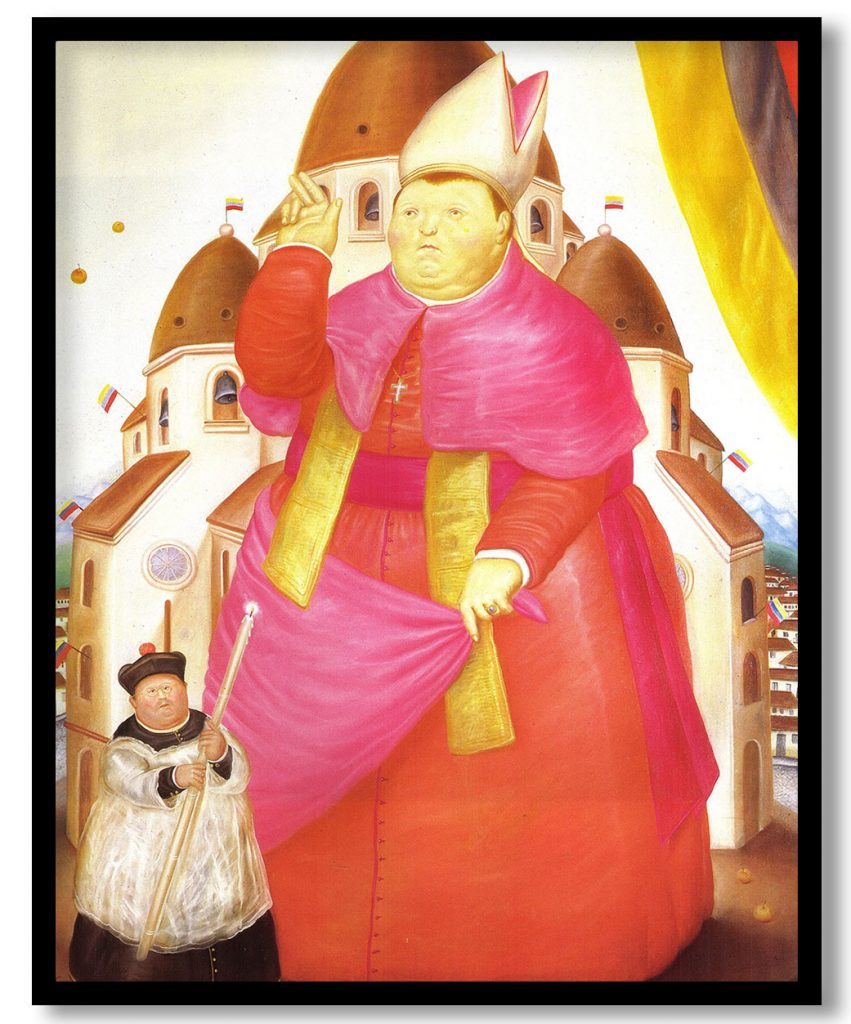 Cardinal by Fernando Botero (1974)