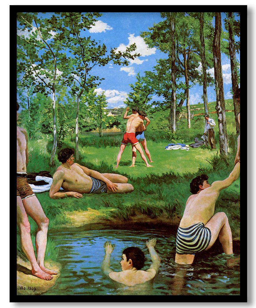 Bathers (Summer Scene) by Frederic Bazille (1869)