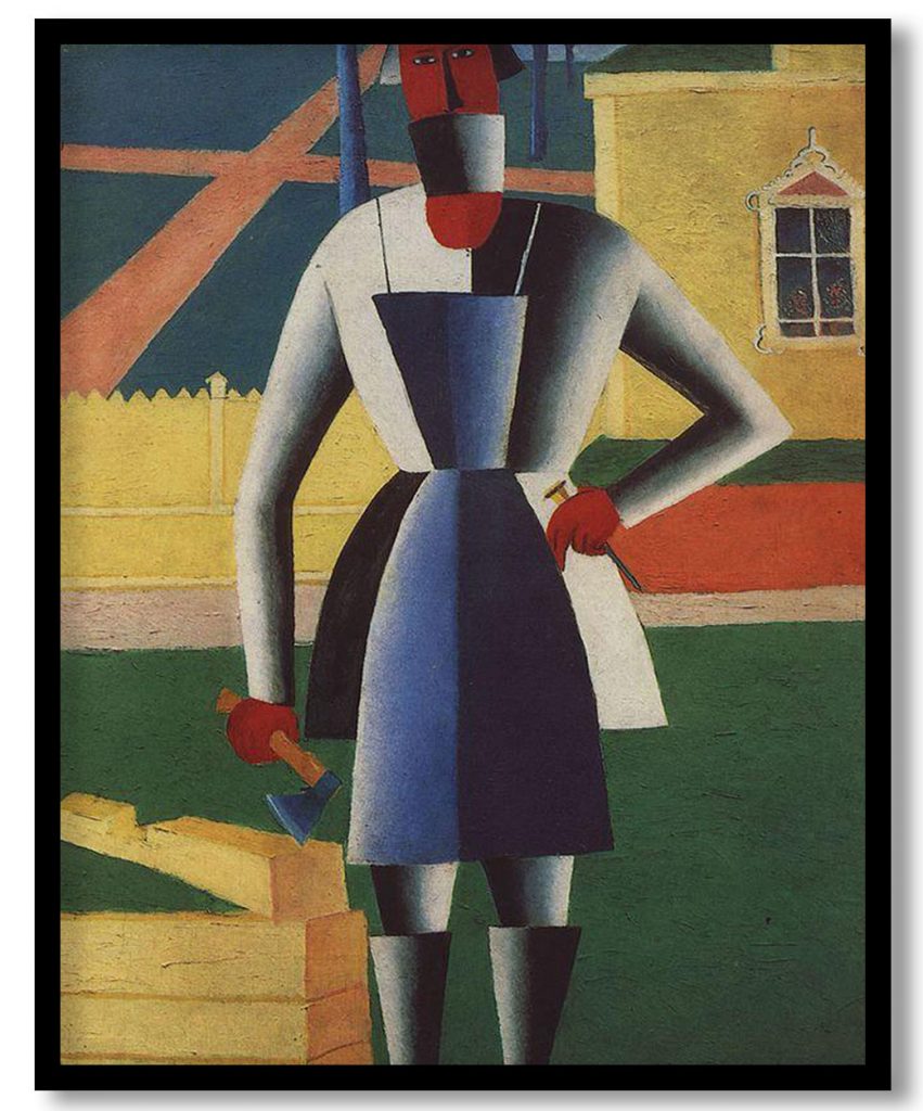 Carpenter by Kazimir Malevich (1929)