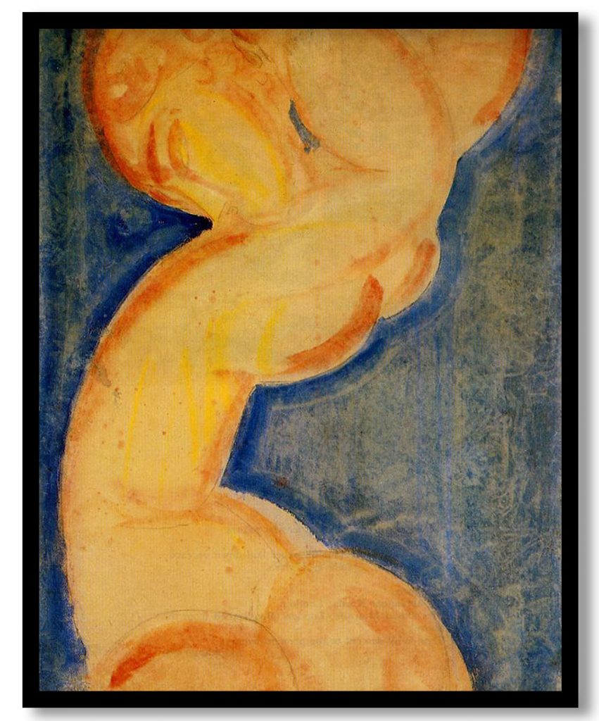 Caryatid by Amedeo Modigliani (1913)