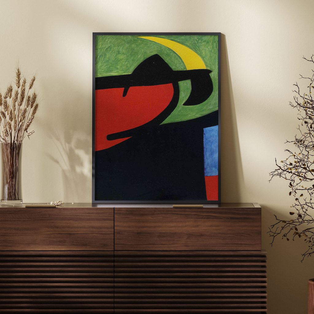 Catalan Peasant in the Moonlight by Joan Miro (1968)