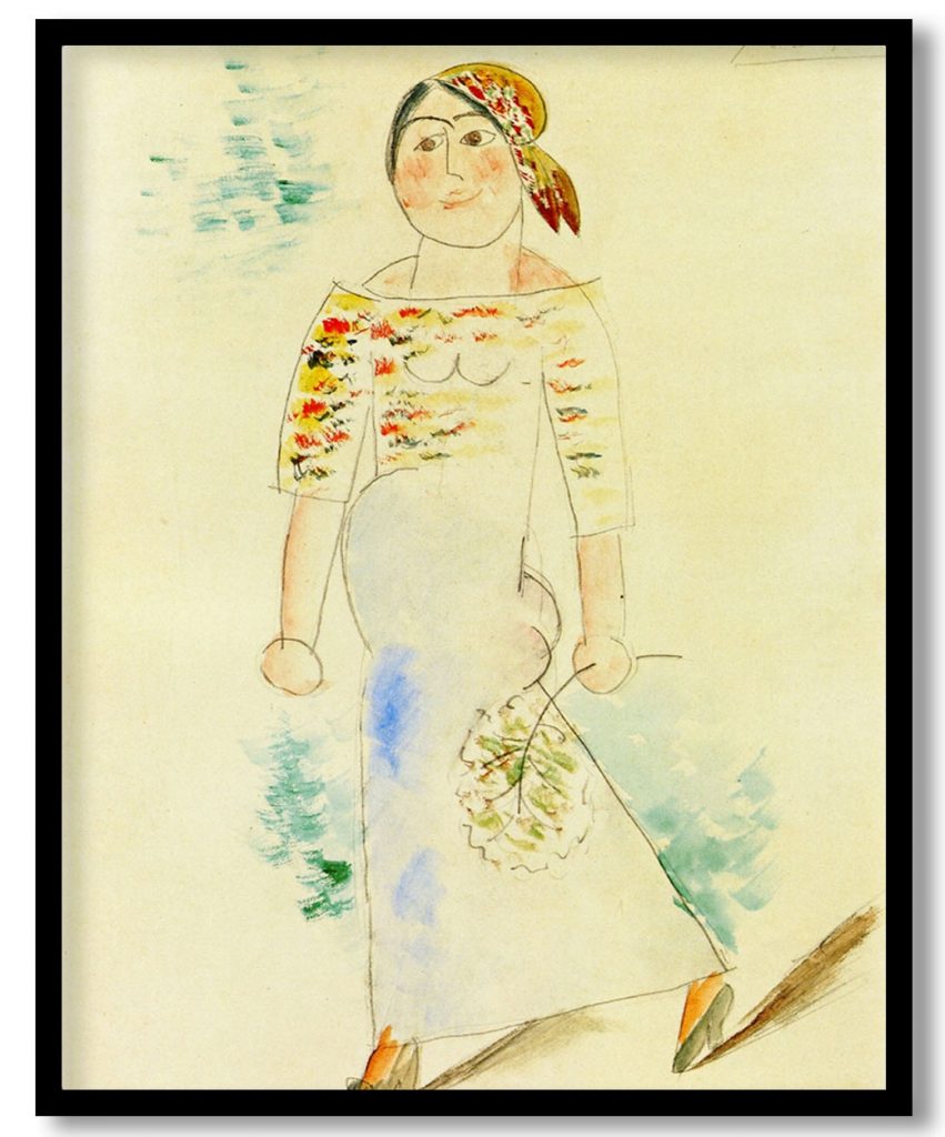 Catalan Woman by Pablo Picasso (1911)