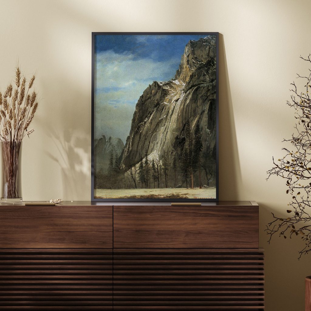 Cathedral Rocks, A Yosemite View by Albert Bierstadt (1872)