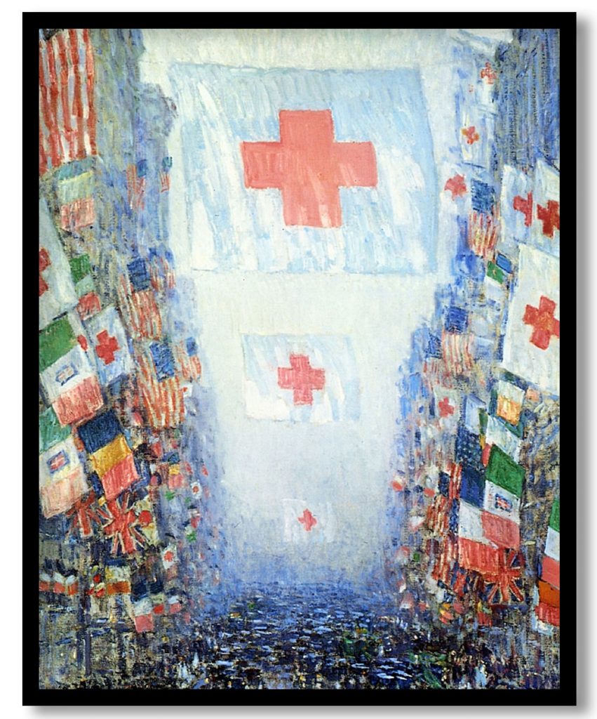 Celebration Day by Childe Hassam (1918)