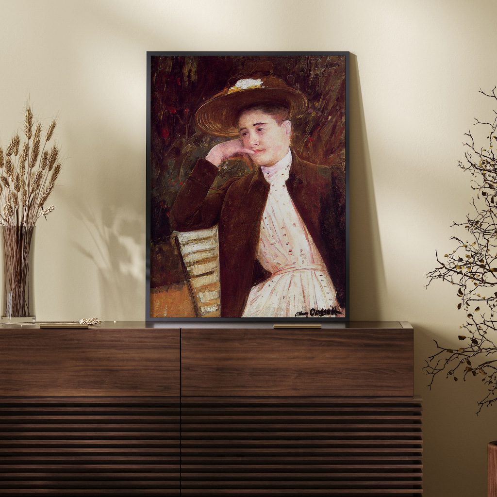 Celeste in a Brown Hat by Mary Cassatt (1891)