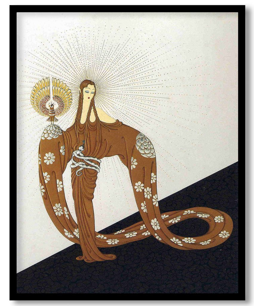 Celestial Virtues by Erte (Date Unknown)