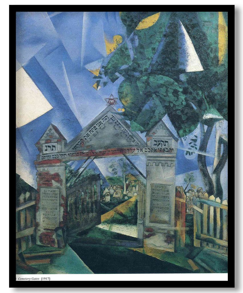Cemetery Gates by Marc Chagall (1917)