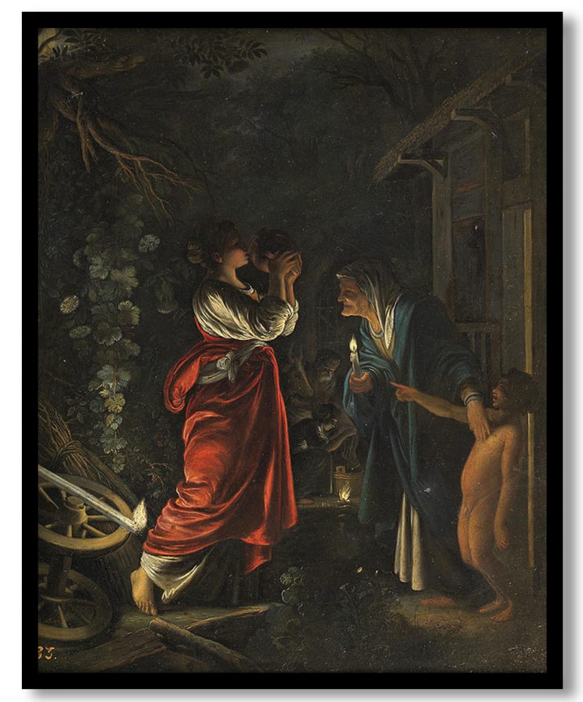 Ceres at the House of Hecuba by Adam Elsheimer (1605)