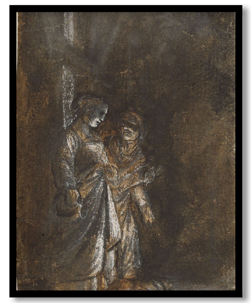 Ceres Changes Stellio into a Lizard by Adam Elsheimer (1608)