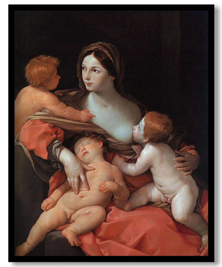 Charity by Guido Reni (1630-1639)