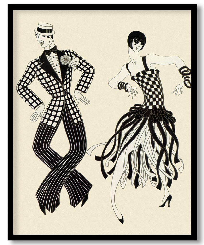Charleston Couple by Erte (Date Unknown)