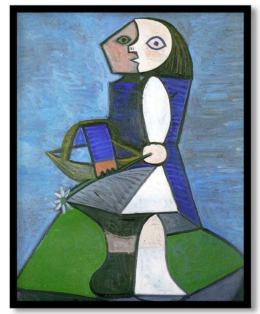 Child with flower by Pablo Picasso (1945)