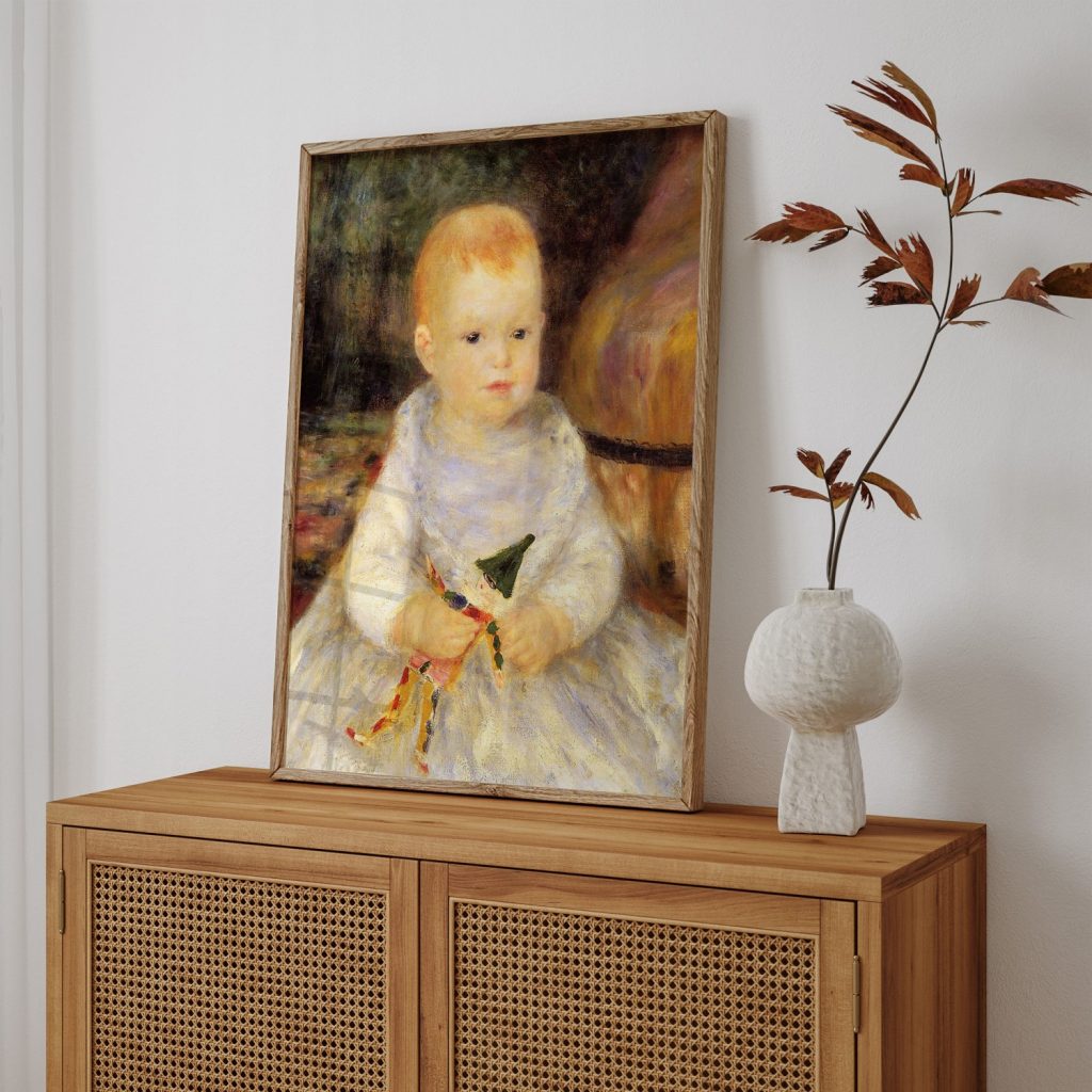 Child with Punch Doll by Pierre Auguste Renoir (1874-1875)