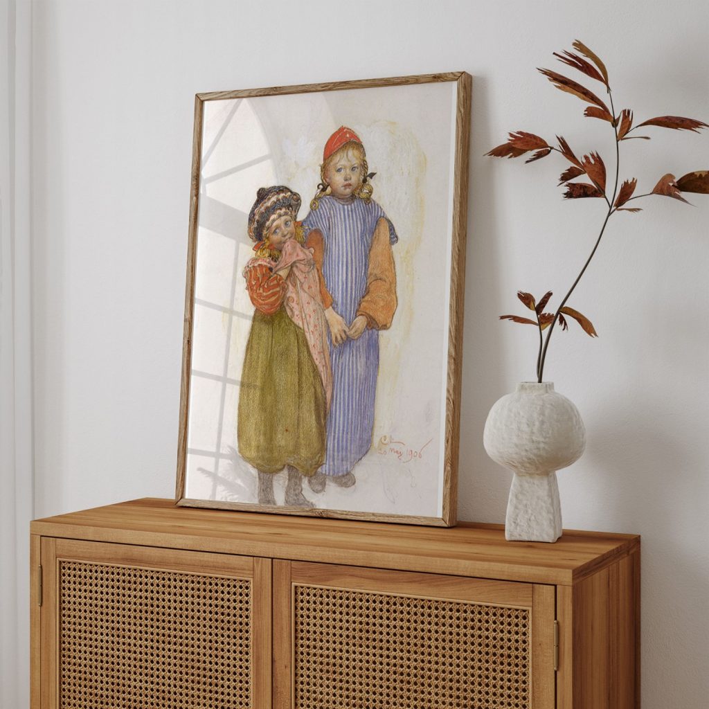 Children of the carpenter Helberg by Carl Larsson (1906)