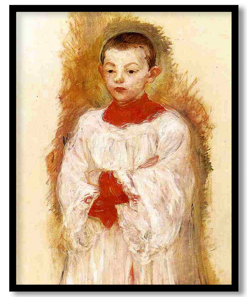 Choir Boy by Berthe Morisot (1894)