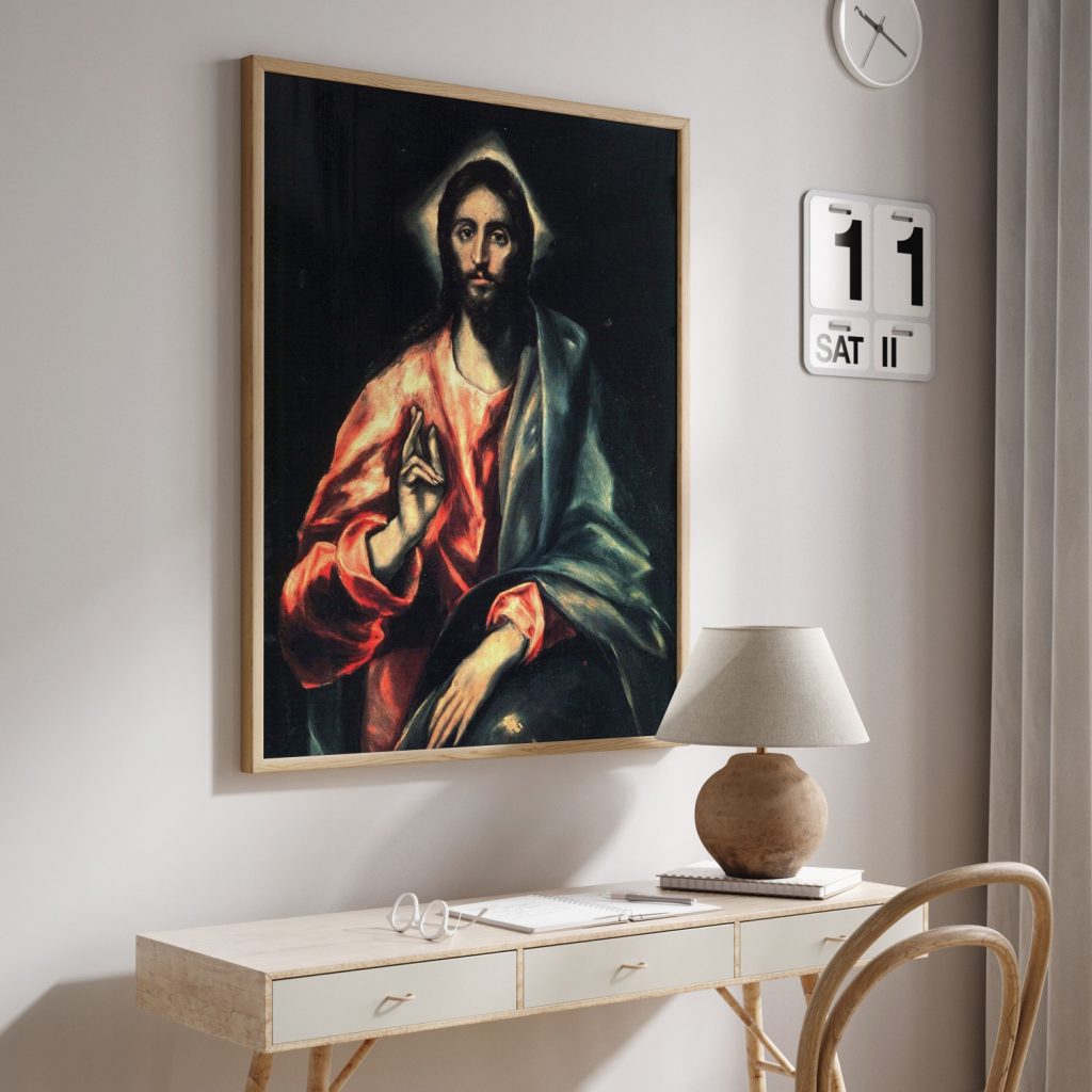 Christ as Saviour by El Greco (1612)