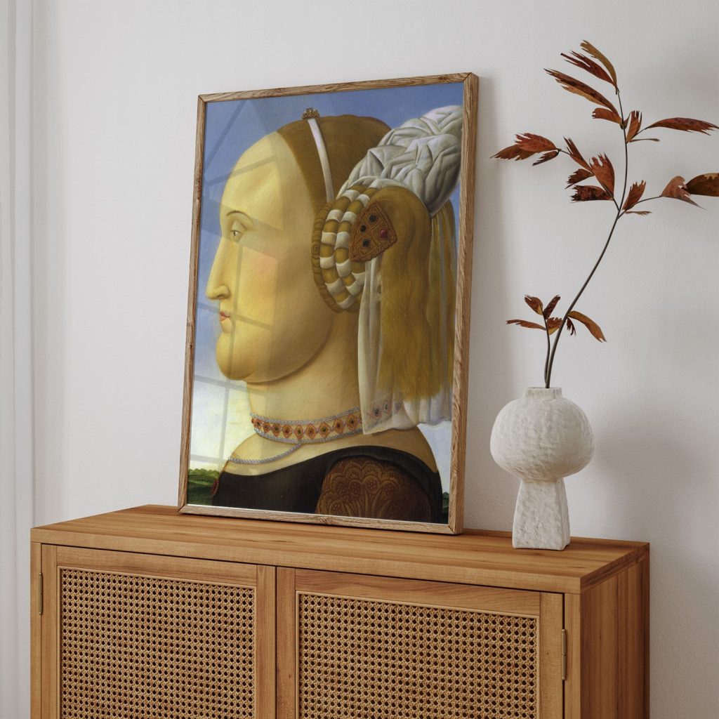Battista Sforza (after Piero della Francesca) by Fernando Botero (1998)