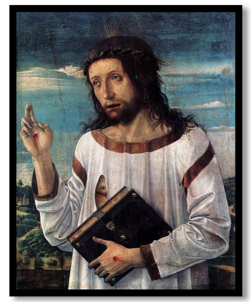 Christ Blessing by Giovanni Bellini (1460)