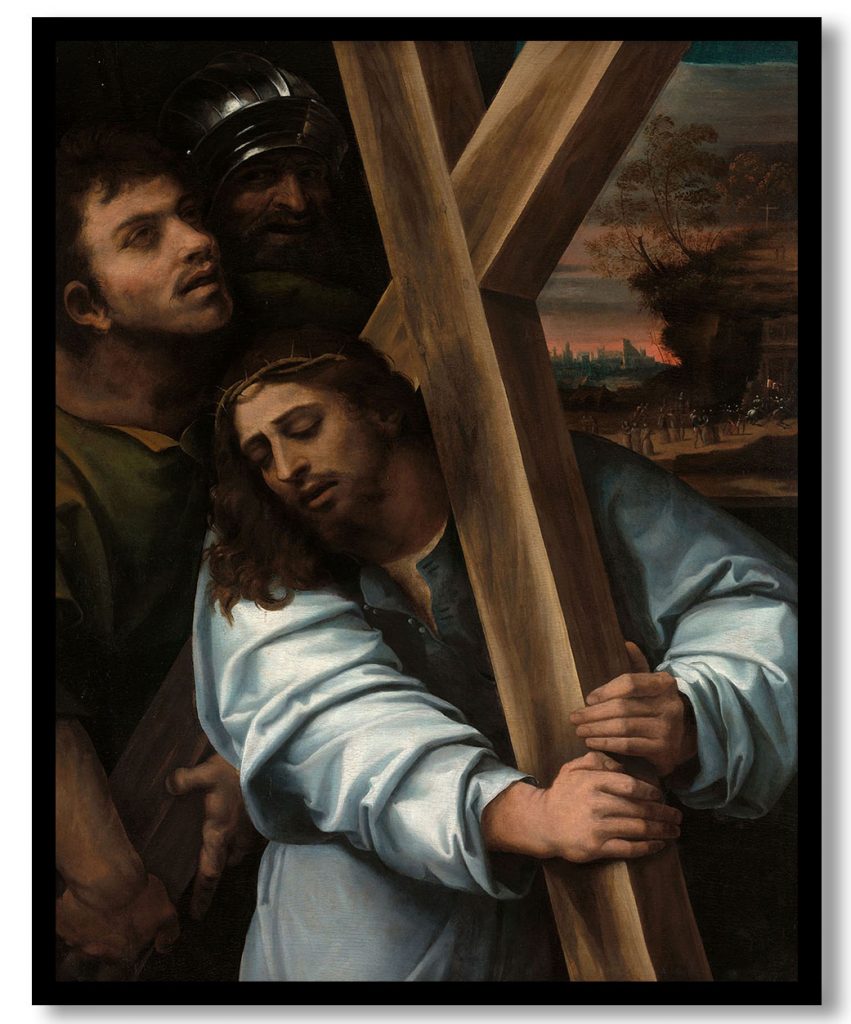 Christ Carrying the Cross by Sebastiano del Piombo (1517)