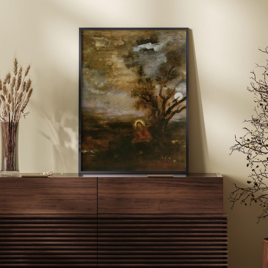 Christ in the Garden by Gustave Moreau (1880)