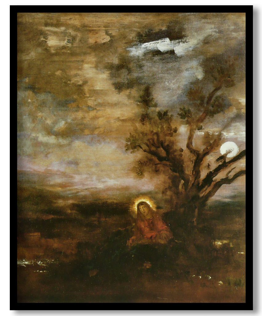 Christ in the Garden by Gustave Moreau (1880)