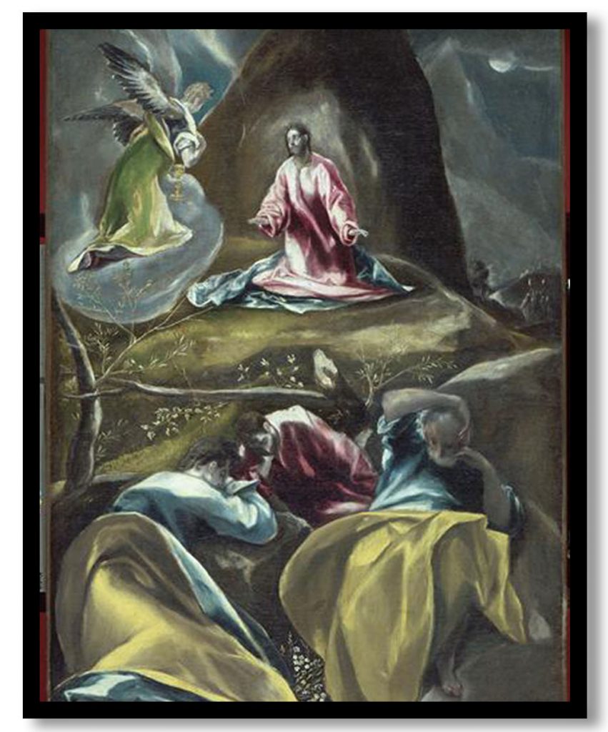 Christ in the Olive Garden by El Greco (1600)