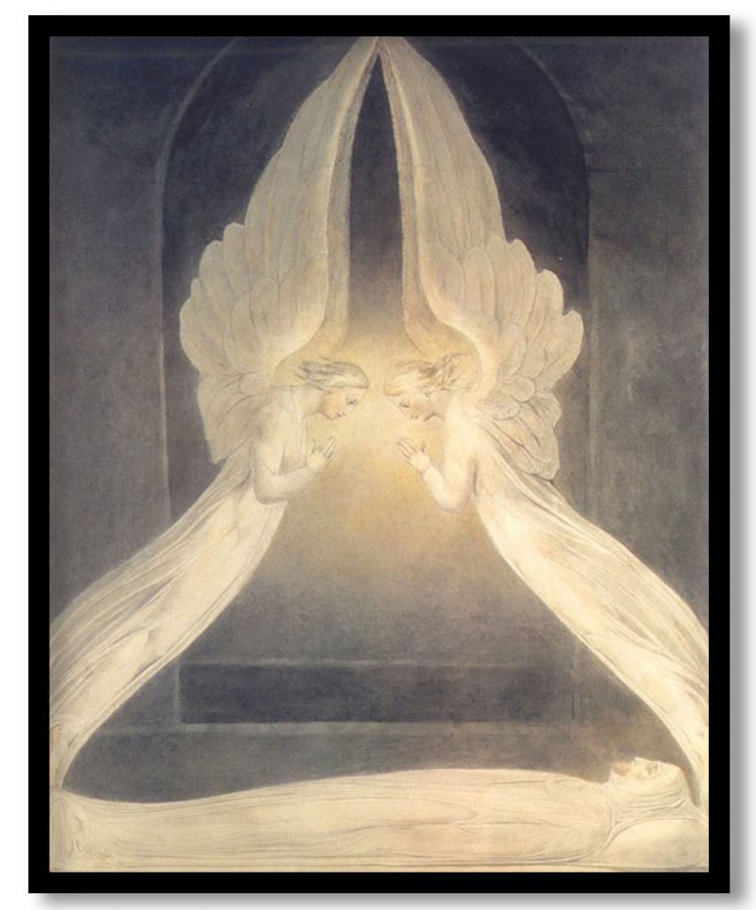 Christ in the Sepulchre by William Blake (Date Unknown)