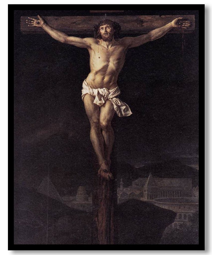 Christ on the Cross by Jacques Louis David (1782)
