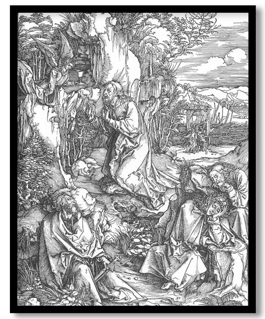 Christ on the Mount of Olives by Albrecht Durer (1496-1510)